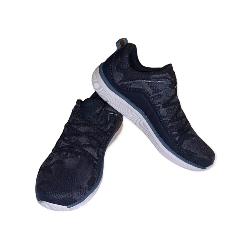 Ryka Womens Fate Sneakers Shoes Blue White H6502M1400